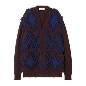 Lanvin Men Jacquard Cardigan